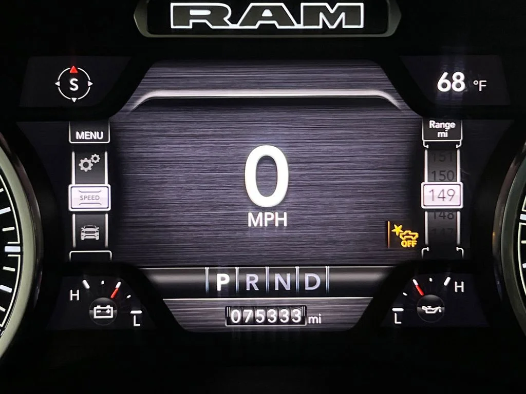 Certified Used 2024 Diamond Black Crystal Pearlcoat Ram Laramie image 19