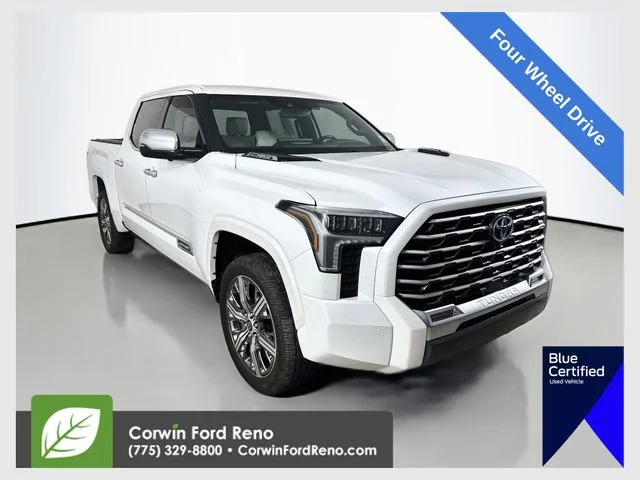 Used 2023 Wind Chill Pearl Toyota Capstone image 1