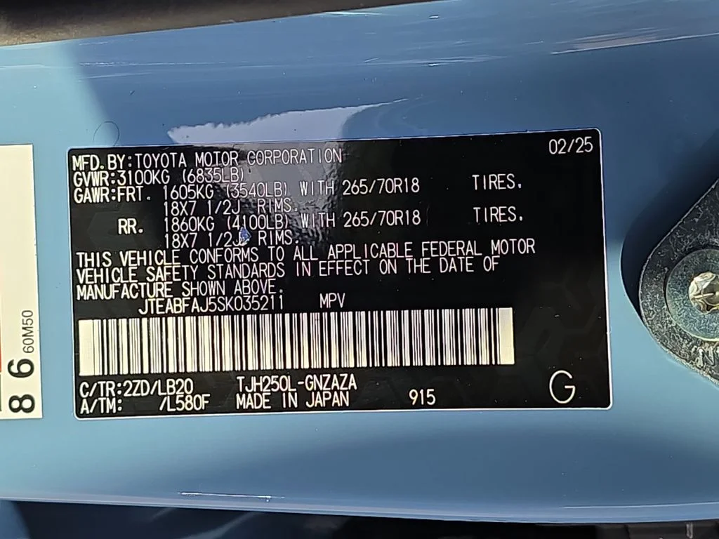 Used 2025 Blue Toyota Base image 40