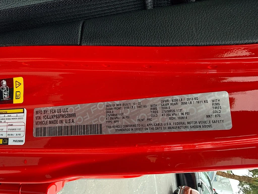 Used 2023 Red Jeep Sahara 4xe image 36