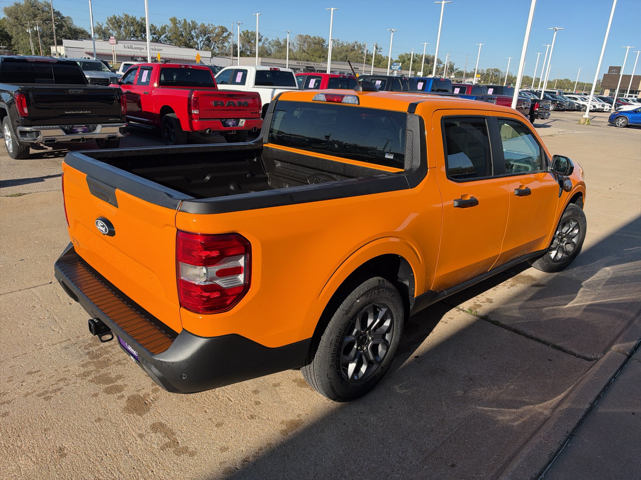 New 2026 Orange Fury Metallic Tri-Coat Ford XLT image 6