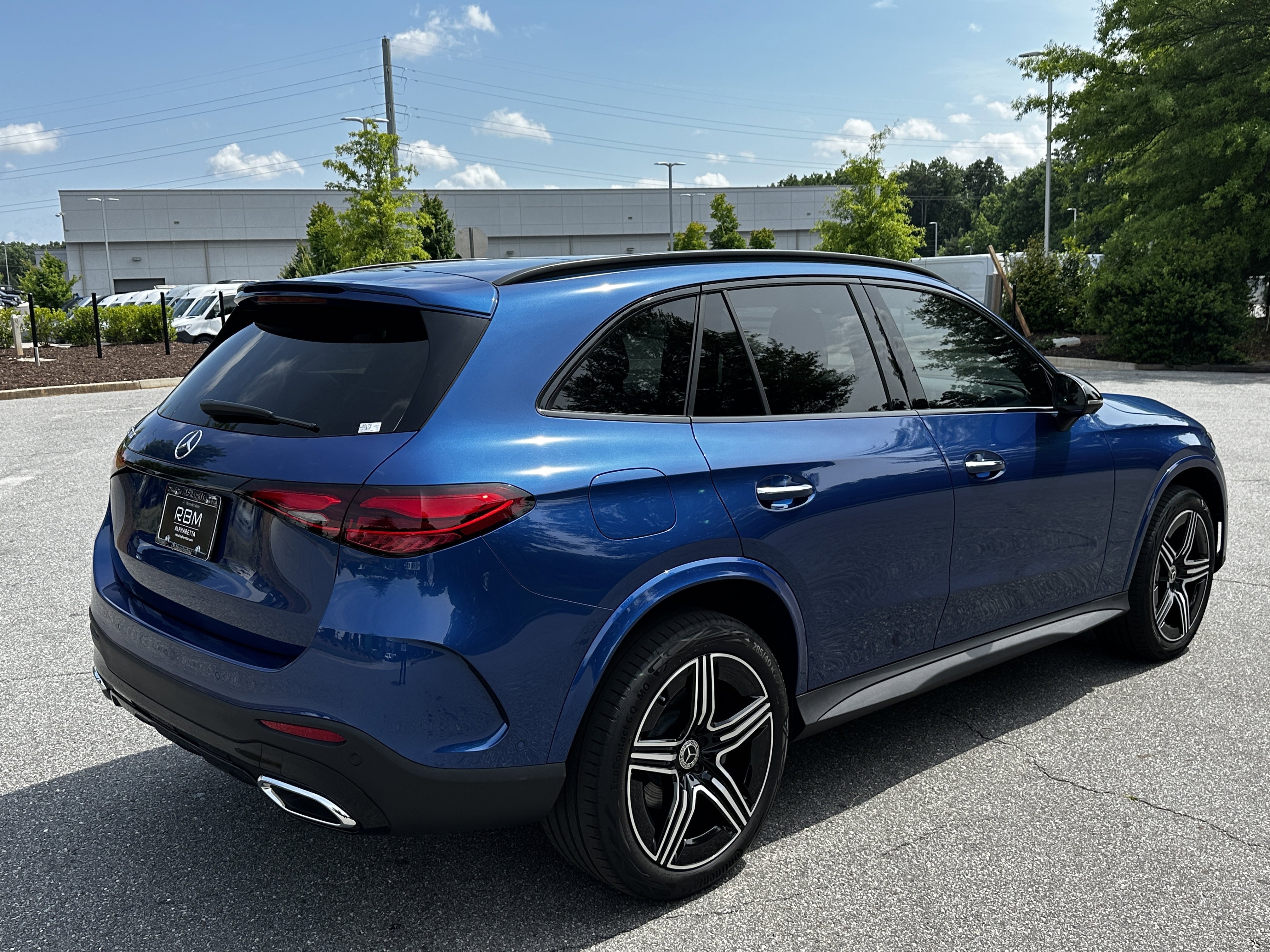 Certified Used 2025 Blue Mercedes-Benz GLC 300 image 8