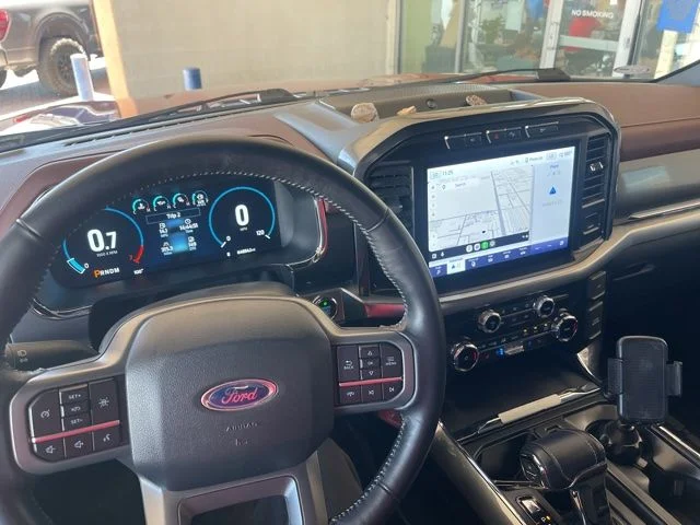 Used 2022 Rapid Red Metallic Tinted Clearcoat Ford Lariat image 4