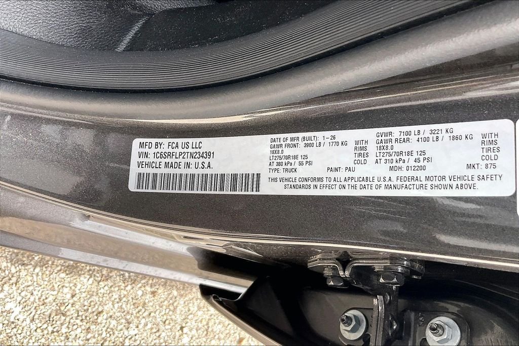 New 2026 Ram 1500 Rebel 4D Crew Cab