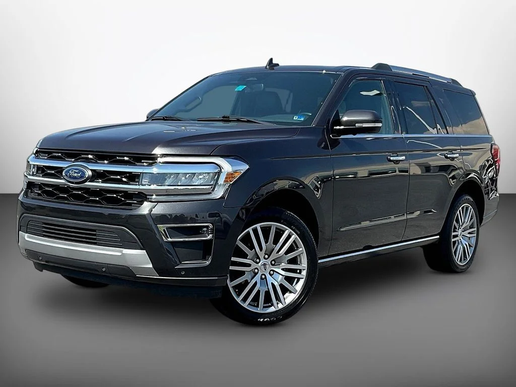 Certified Used 2024 Dark Matter Gray Metallic Ford Limited image 3