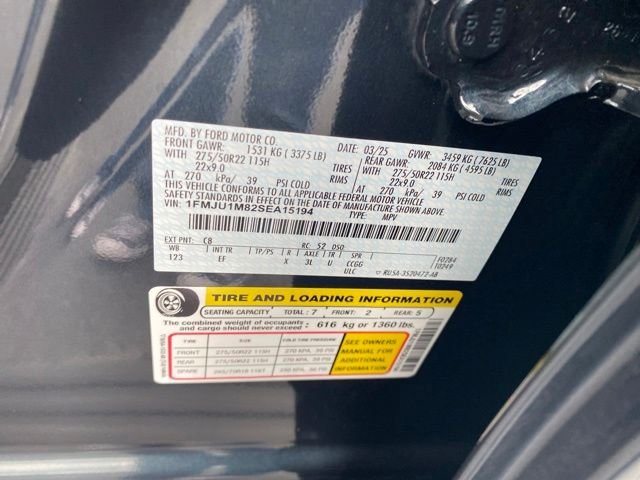 Used 2025 Stone Blue Metallic Ford Platinum image 53