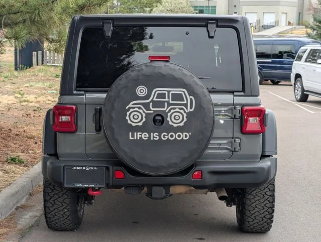 Used 2021 Gray Clearcoat Jeep Unlimited Rubicon image 4