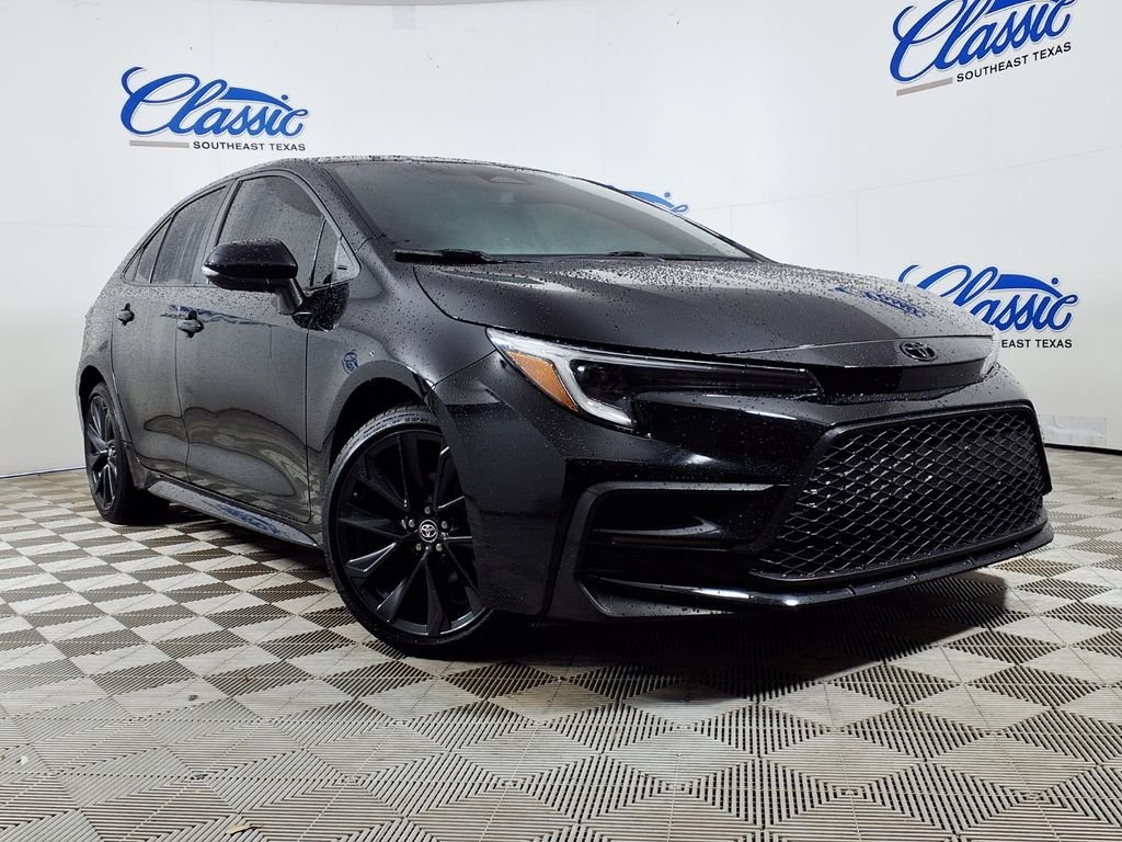 Used 2023 Black Toyota SE image 1