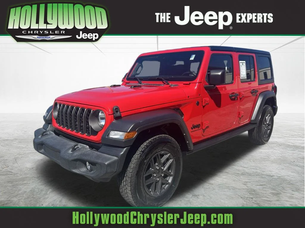 Used 2024 Red Jeep Sport S image 1