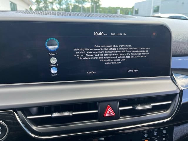 Used 2024 Pluton Blue/Black Roof Kia S image 15