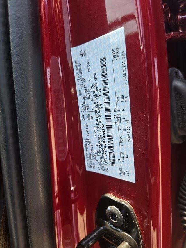 Used 2023 Rapid Red Metallic Tinted Clearcoat Ford King Ranch image 37