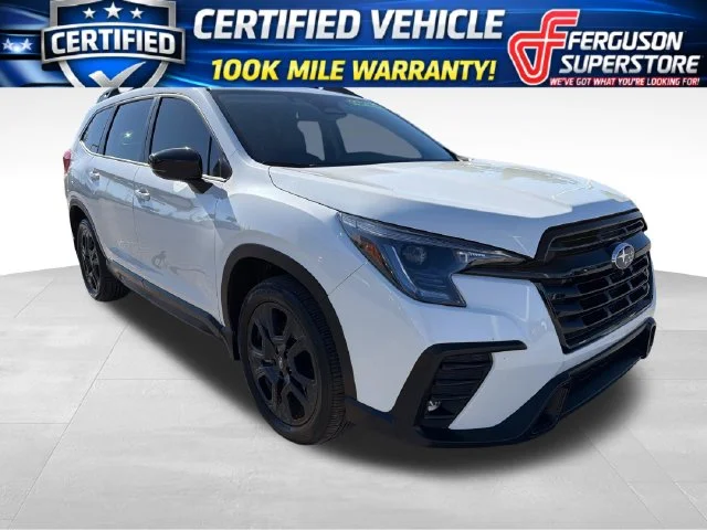 Certified Used 2025 White Subaru Onyx Edition Touring image 1