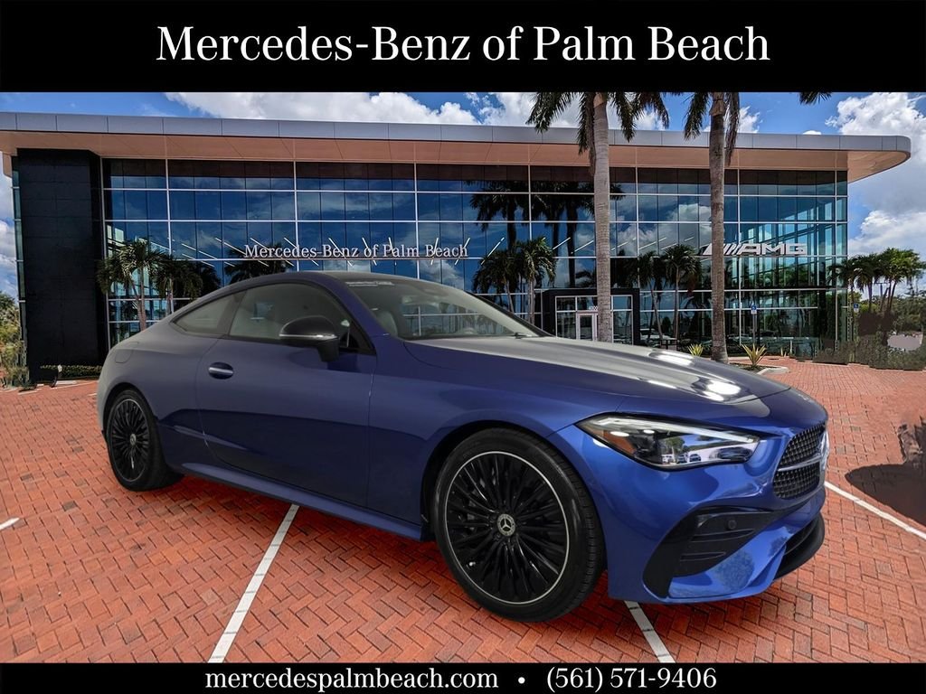 Certified Used 2024 Blue Mercedes-Benz CLE 450 image 1