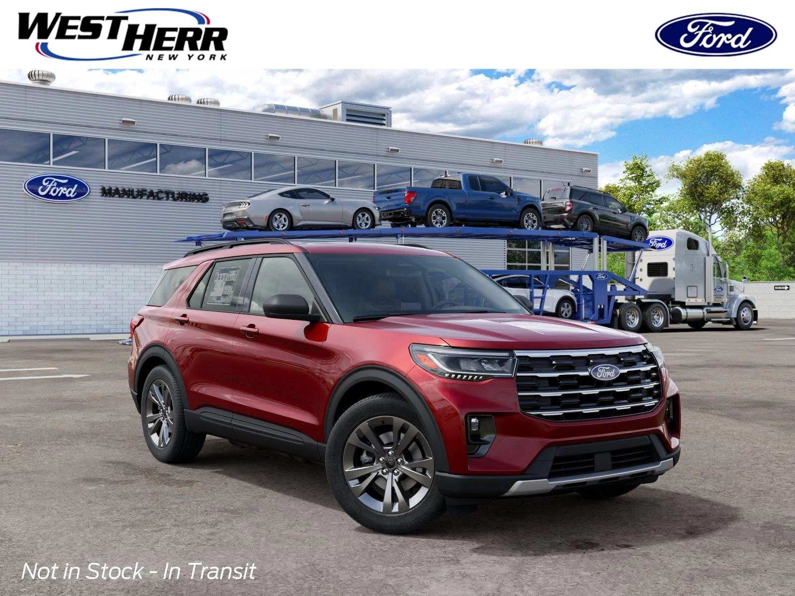 New 2027 Ruby Red Metallic Tinted Clearcoat Ford Active image 1