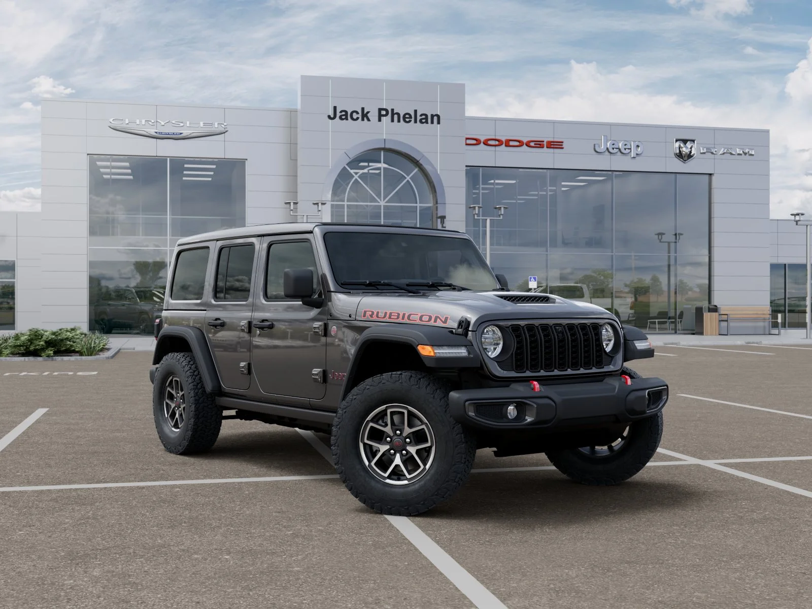 New 2026 Granite Crystal Metallic Clear-Coat Exterior Paint Jeep Rubicon image 5