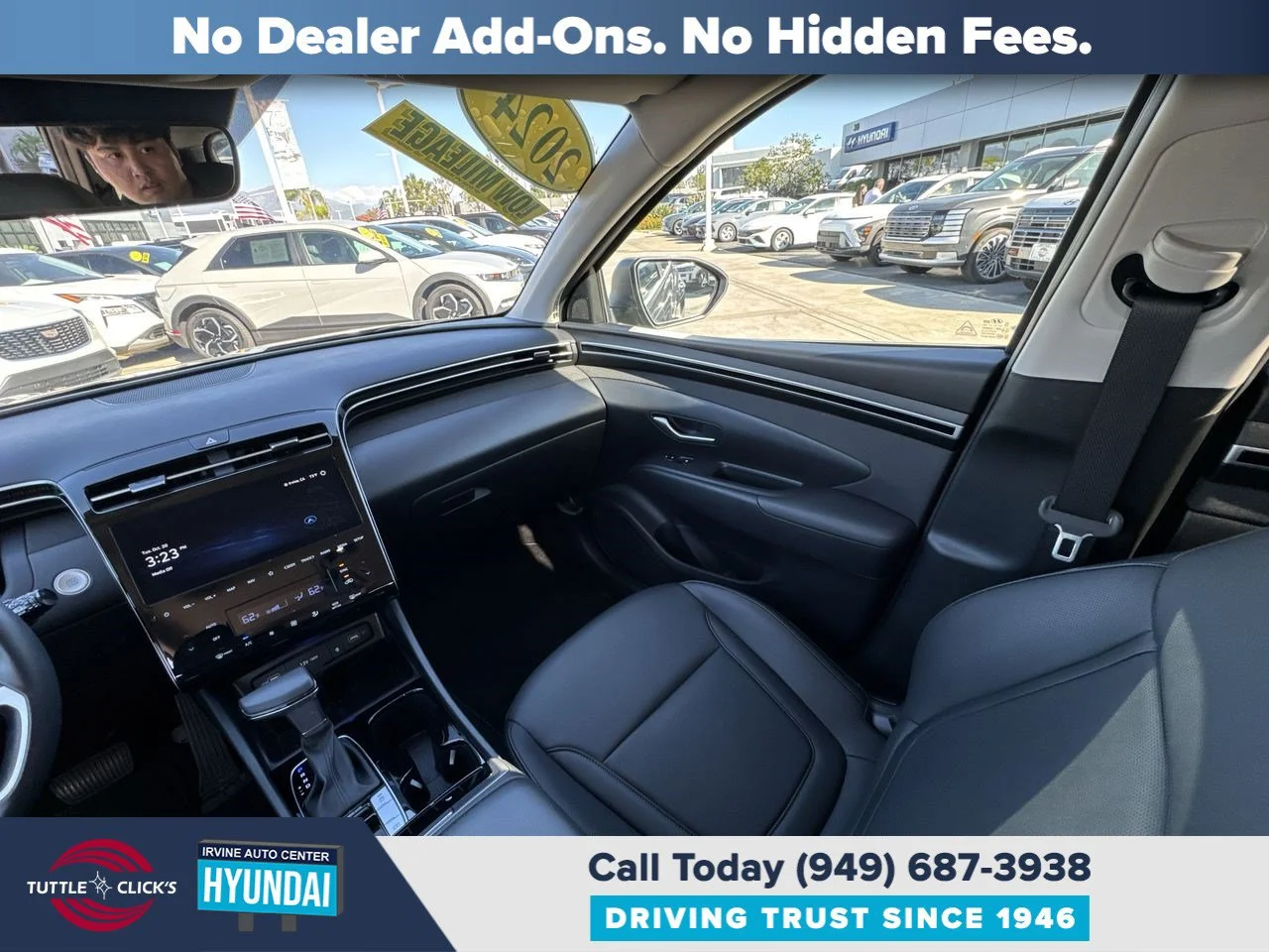 Used 2024 HAMPTON GRAY HYUNDAI SEL image 3
