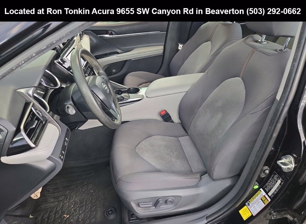 Used 2020 Midnight Black Metallic Toyota LE image 8