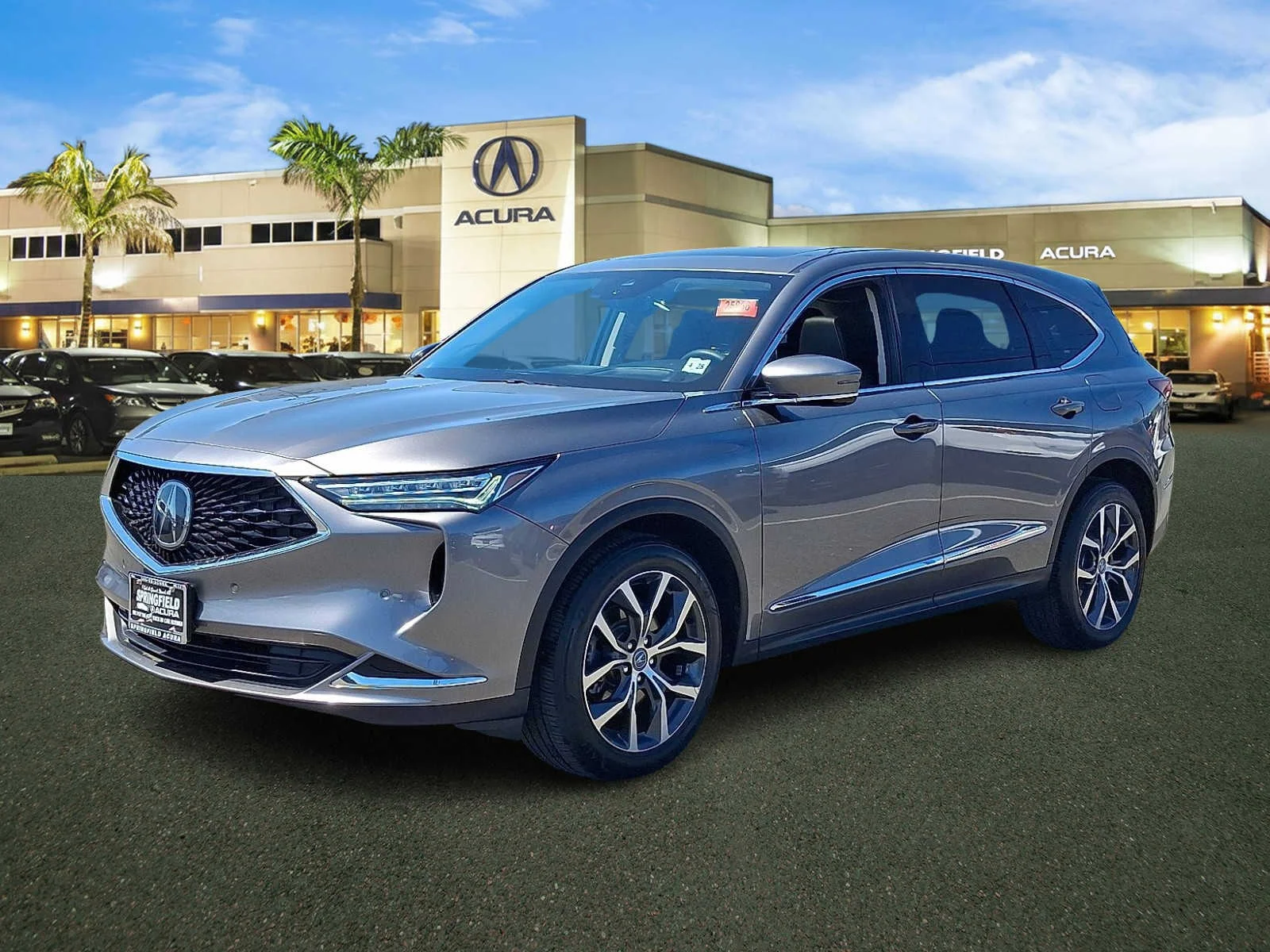 Certified Used 2023 Liquid Carbon Metallic Acura SH-AWD TECH image 3