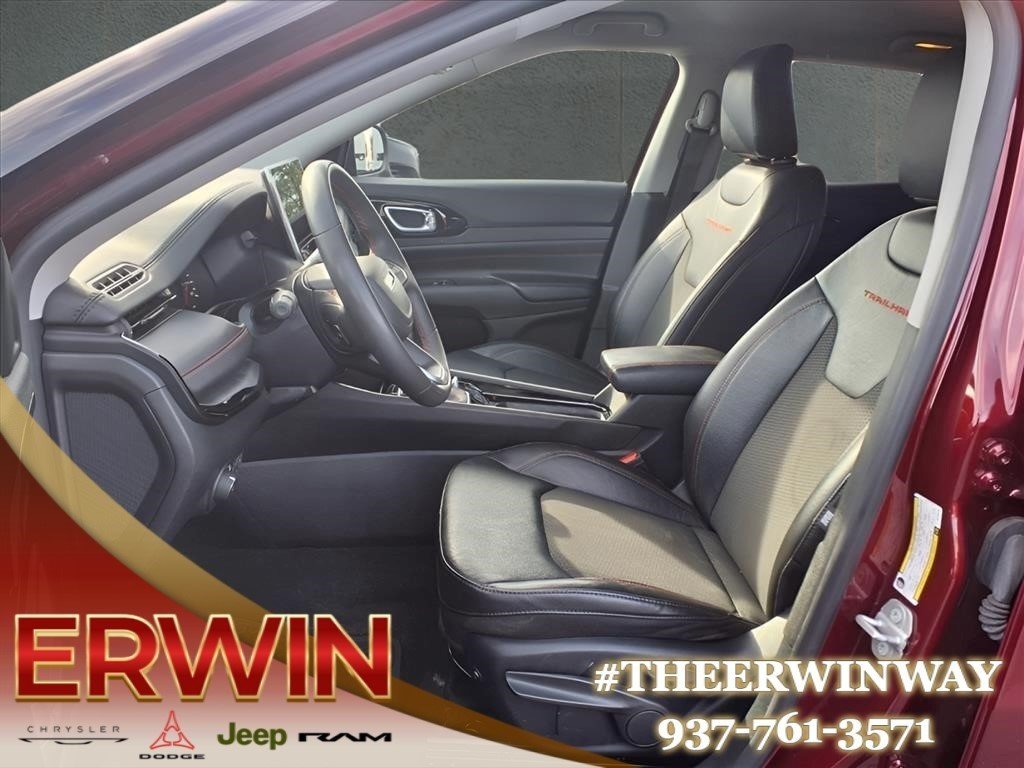 Certified Used 2022 Velvet Red Pearl Coat Jeep Trailhawk image 6