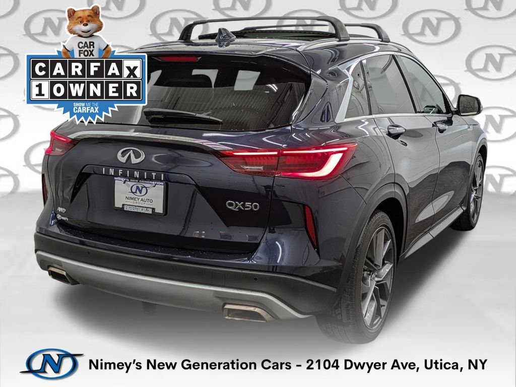 Used 2022 Blue INFINITI Autograph image 2