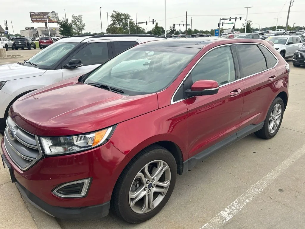 Used 2017 Red Ford Titanium image 6