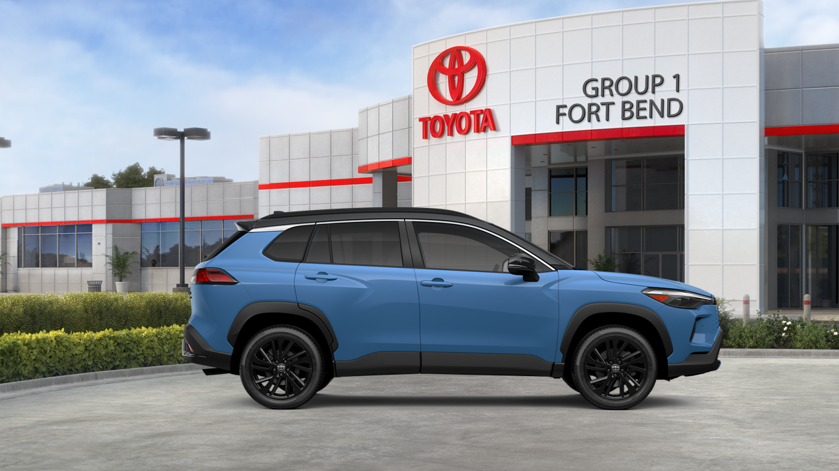 New 2026 Cavalry Blue with Jet Black roof Toyota Hybrid XSE image 12
