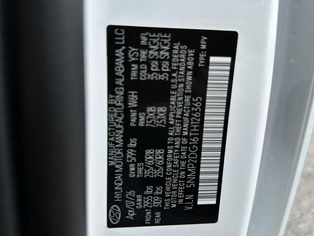 New 2026 Serenity White Hyundai SEL image 29