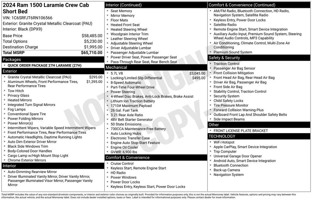 2024 RAM Ram 1500 Pickup Laramie - Photo 40