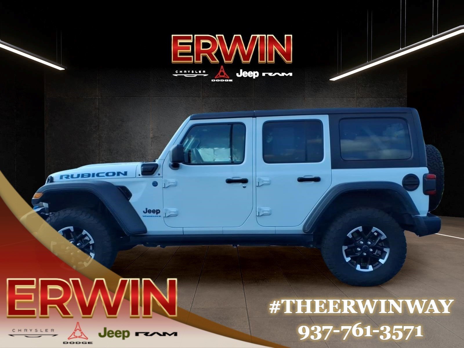 Certified Used 2025 Whit Jeep Rubicon 4xe image 4