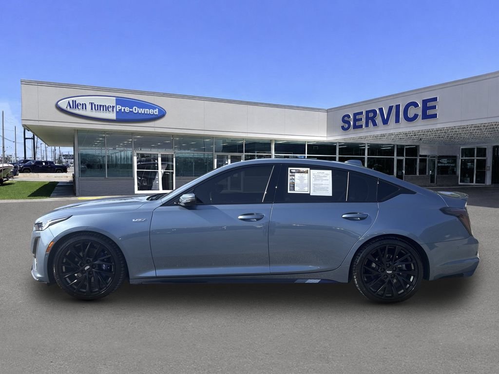 Used 2023 Midnight Steel Metallic Cadillac V-Series image 5