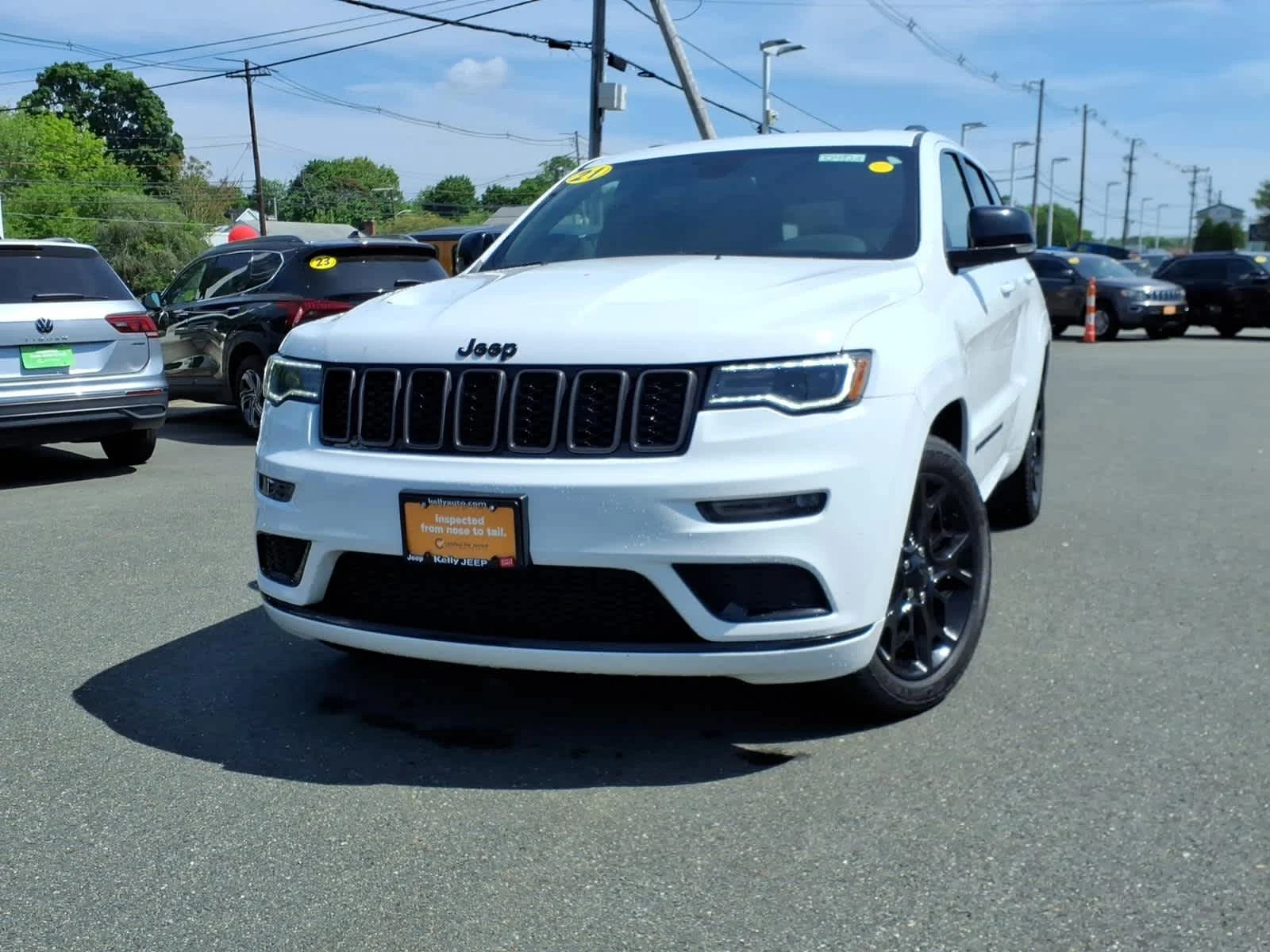 Certified Used 2021 Bright White Clear Coat Jeep Limited X image 2