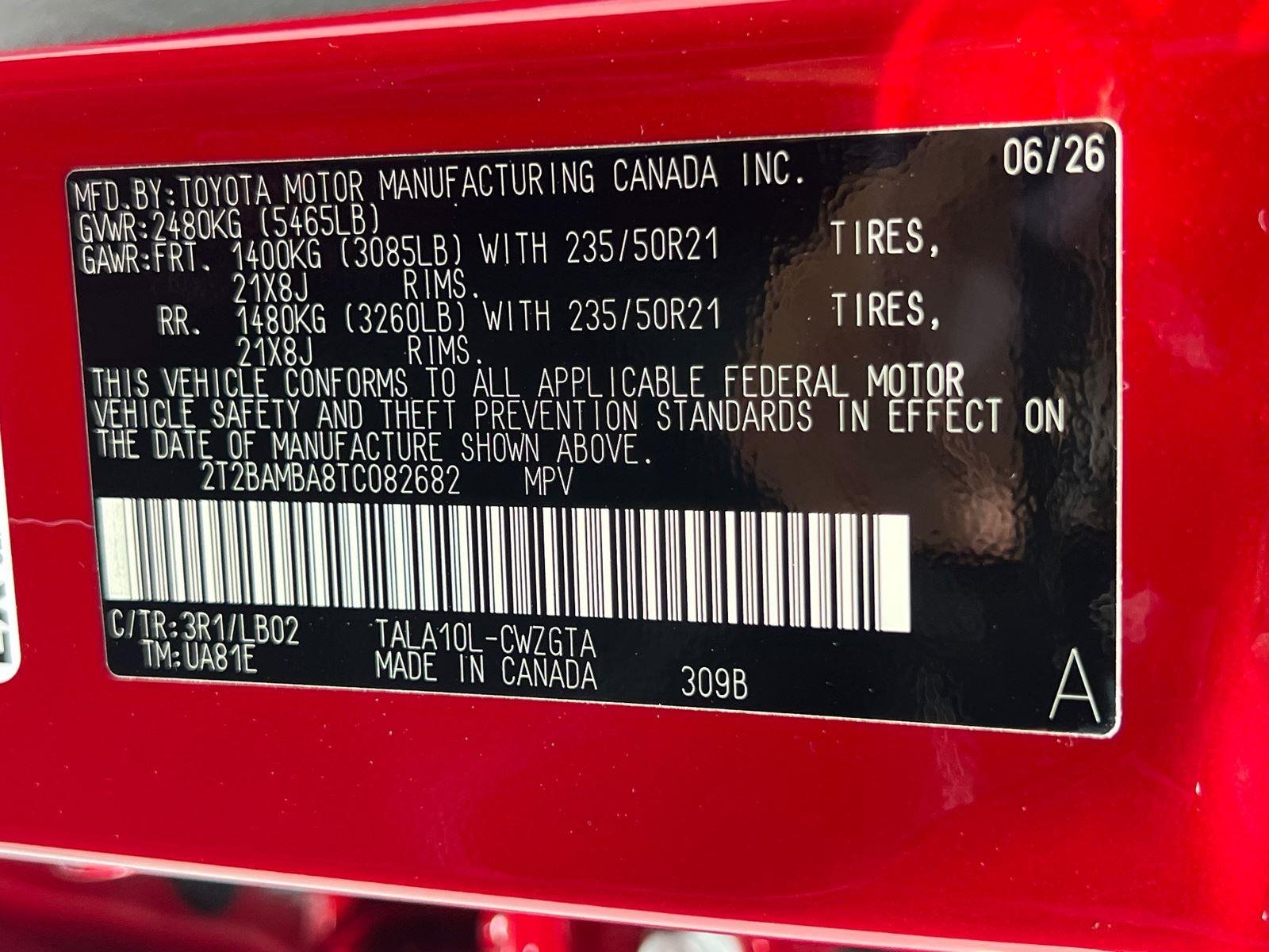 New 2026 Matador Red Mica Lexus PREMIUM PLUS image 26