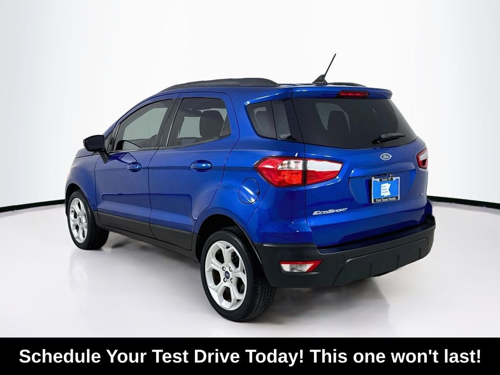 Used 2021 Lightning Blue Metallic Ford SE image 5