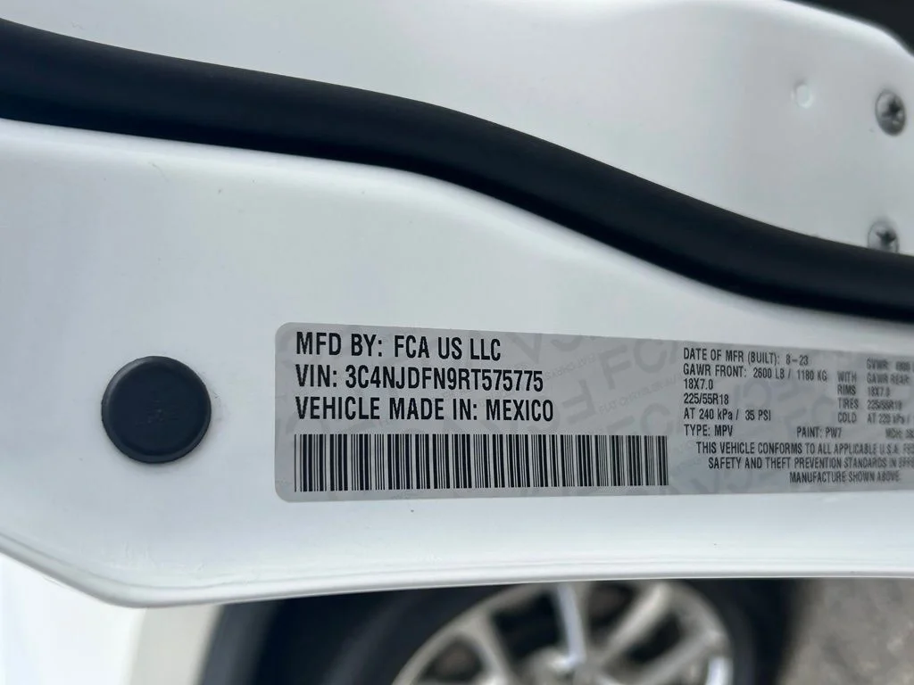 Certified Used 2024 White Jeep Latitude Lux image 53