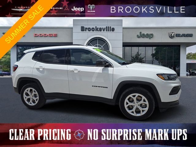 Certified Used 2024 White Jeep Latitude image 1
