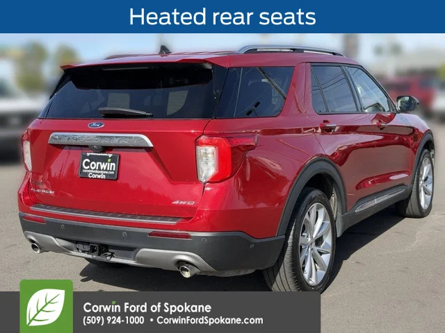 Certified Used 2022 Rapid Red Metallic Tinted Clearcoat Ford Platinum image 17
