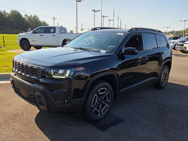 New 2026 Diamond Black Crystal Pearlcoat Jeep Laredo image 3