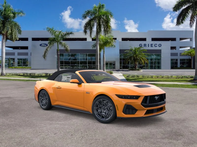New 2026 Orange Fury Metallic Tri-coat Ford GT Premium Convertible image 7