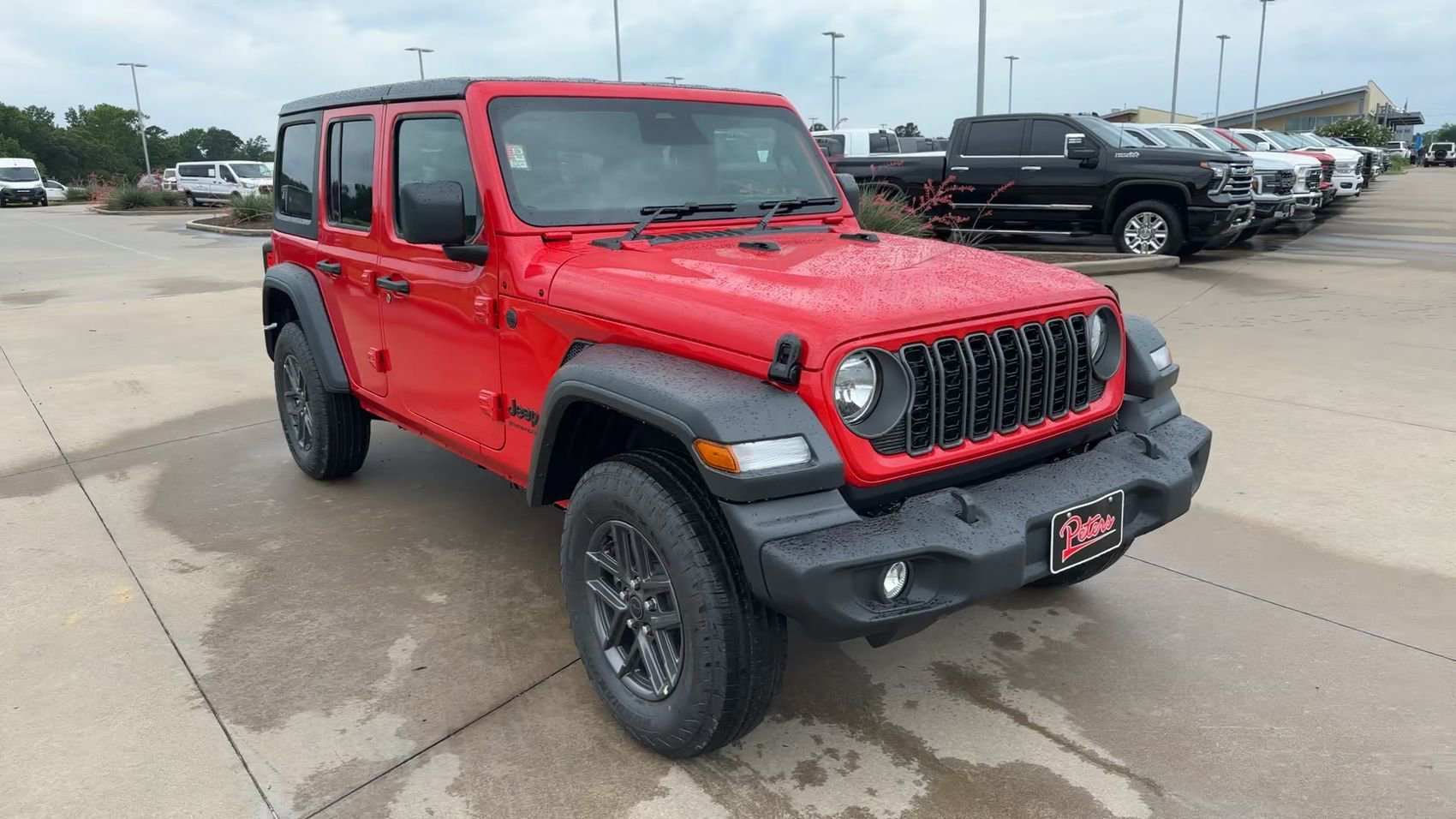 New 2026 Firecracker Red Clearcoat Jeep Sport image 2