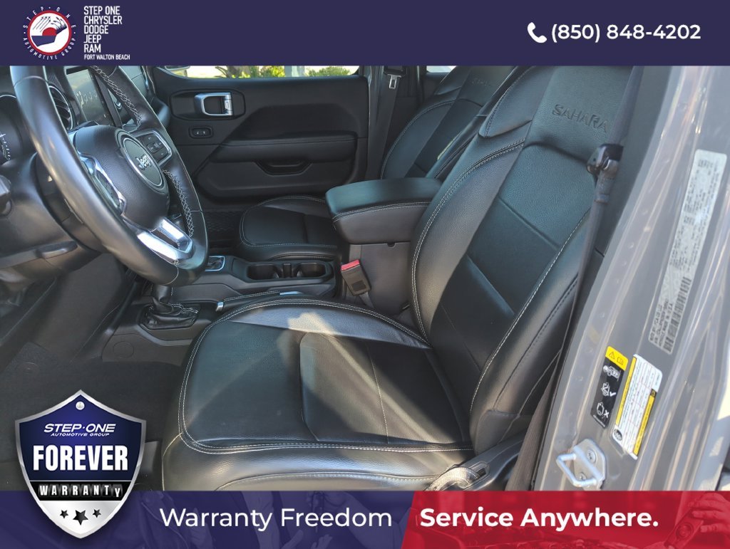 Used 2022 Gray Jeep Unlimited Sahara 4xe image 9