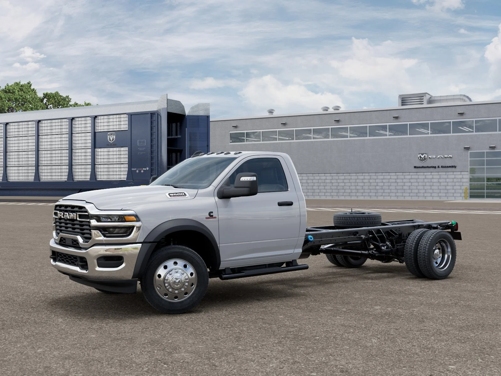 New 2026 Bright White Clear-Coat Exterior Paint RAM TRADESMAN image 1