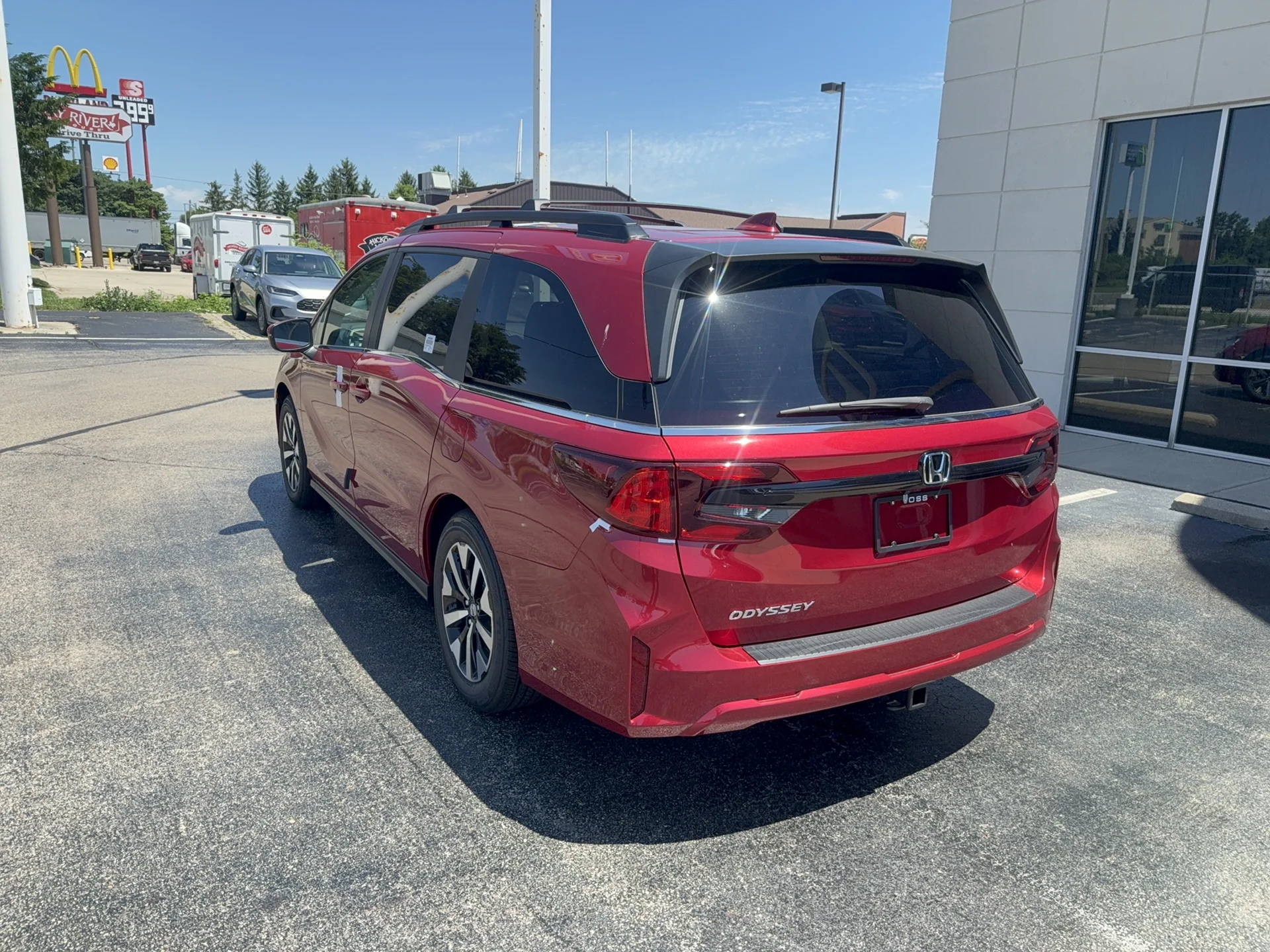 New 2026 Radiant Red Metallic II Honda EX-L image 7