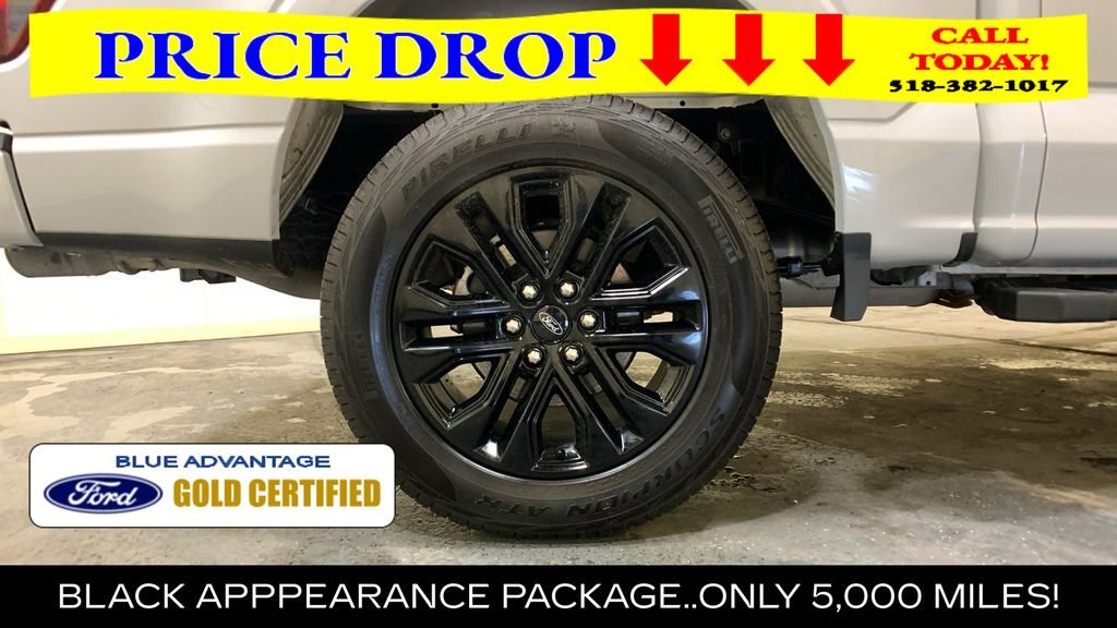 Certified Used 2025 White Metallic Ford XLT image 17