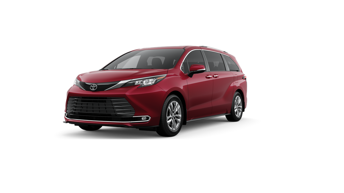 Red (Ruby Flare Pearl) 2026 Toyota Sienna Limited 7-Passenger AWD Minivan All-Wheel Drive