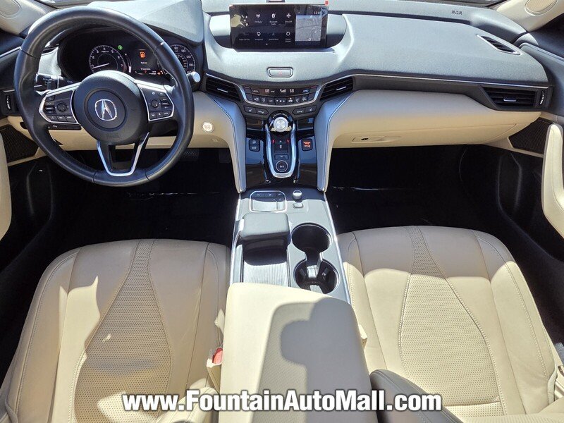 Used 2023 Platinum White Pearl Acura TECH image 10