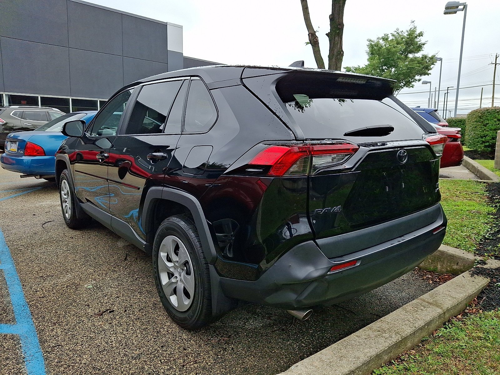 Used 2023 Midnight Black Metallic Toyota LE image 2