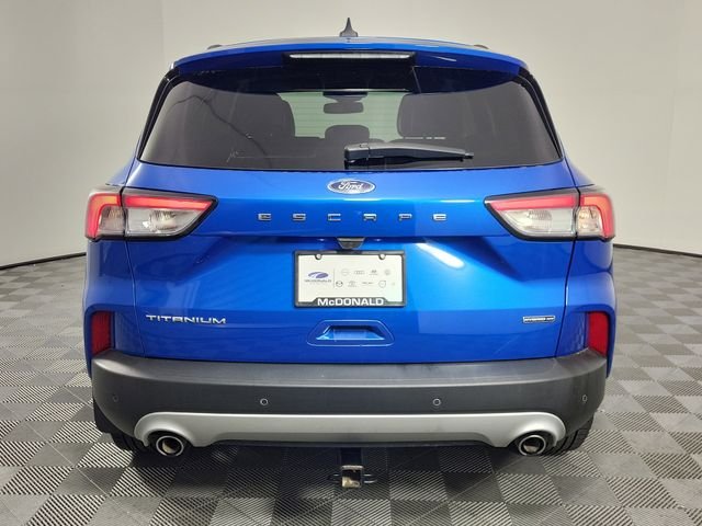Used 2020 Blue Ford Titanium image 4