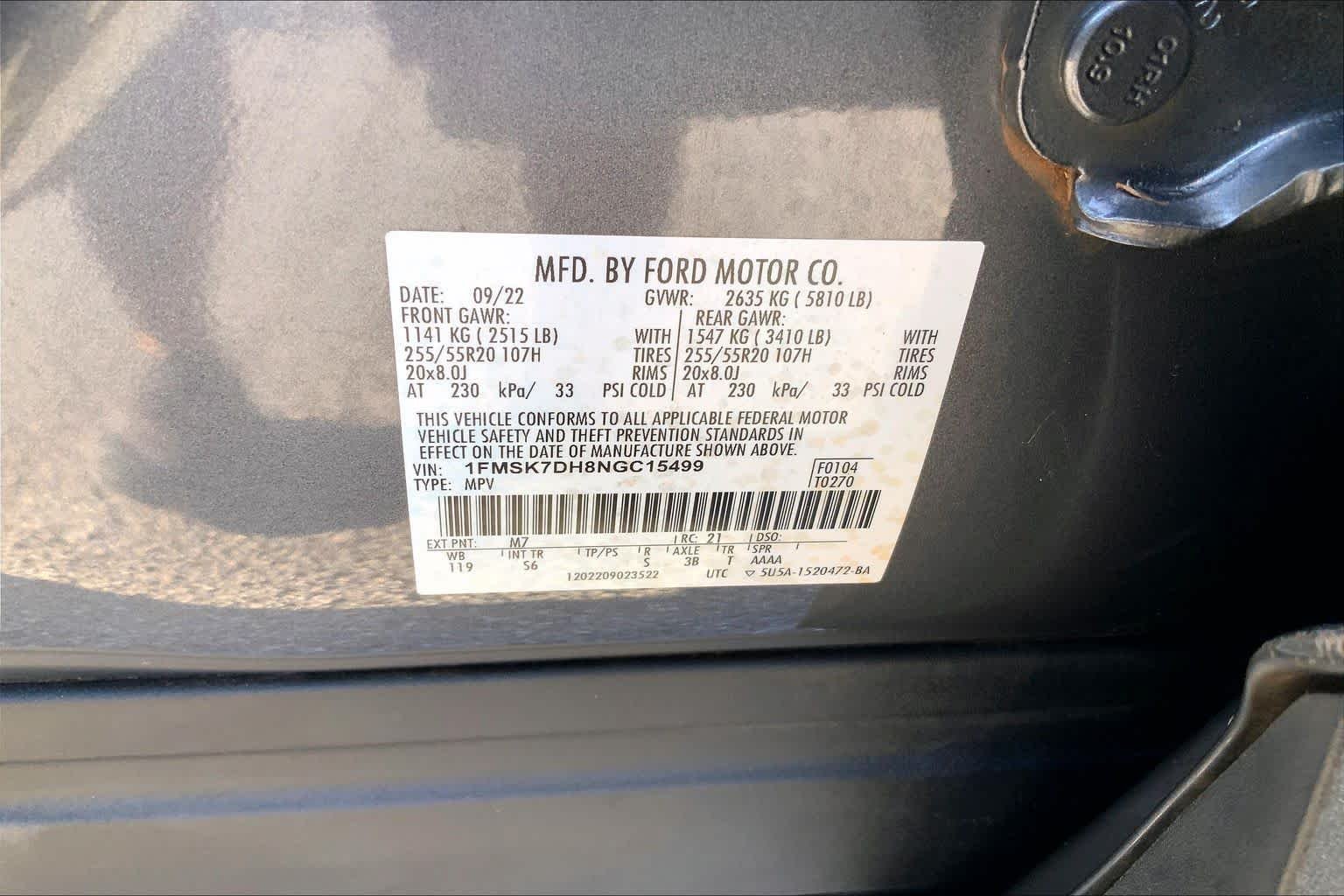 Used 2022 Carbonized Gray Metallic Ford XLT image 31