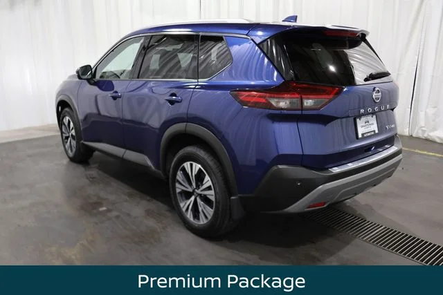 Certified Used 2021 Blue Nissan SV image 5