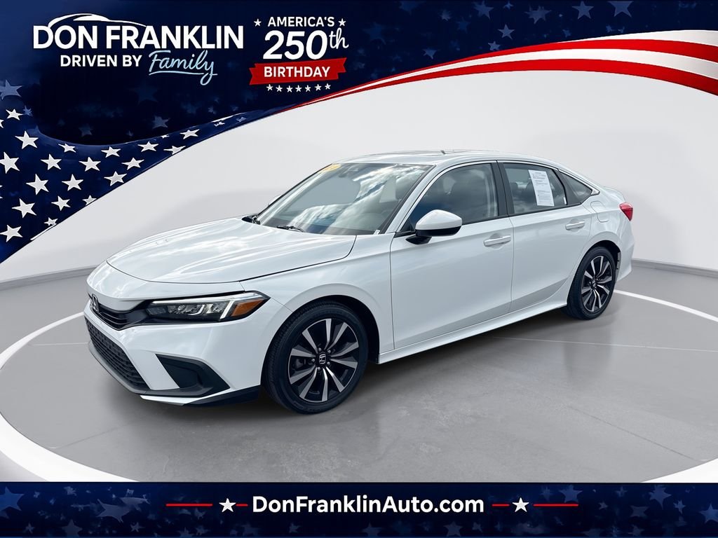 Used 2024 White Honda EX image 1